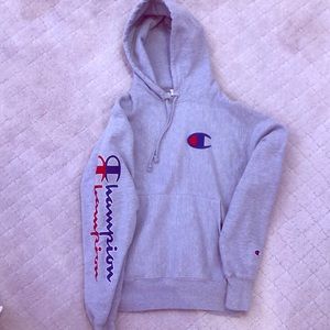 Grey Champion blue and red hoodie